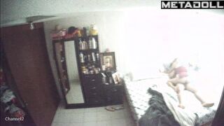 Skinny English brunette student girl gets fucked to orgasm real spy cam