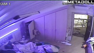 Perverse brunette mother masturbates watching porn real spy cam