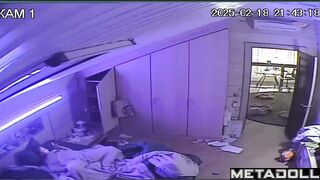 Perverse brunette mother masturbates watching porn real spy cam