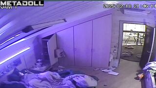 Perverse brunette mother masturbates watching porn real spy cam