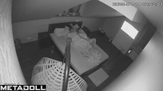 Real Ukrainian couple fuck in their bed wildly