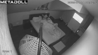 Real Ukrainian couple fuck in their bed wildly