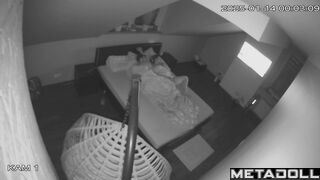 Real Ukrainian couple fuck in their bed wildly