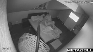 Real Ukrainian couple fuck in their bed wildly