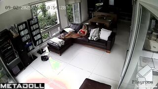 Daily routine of an American blonde MILF