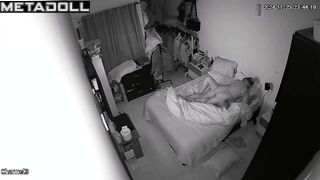 Big tits Australian brunette MILF fucks a stranger hidden IP camera