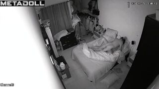 Big tits Australian brunette MILF fucks a stranger hidden IP camera