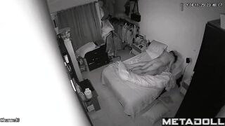 Big tits Australian brunette MILF fucks a stranger hidden IP camera