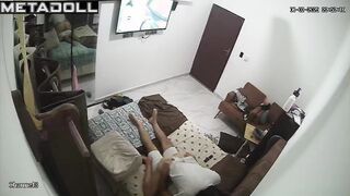 Skinny Belgian brunette step-mom gets fucked hard by her husband hidden camera