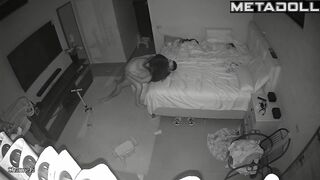 New couple having sex in their bed