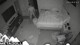 New couple having sex in their bed