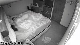 Swiss newly married couple having sex hard in their bed spy cam record