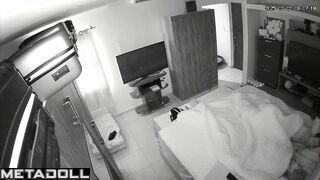 Real Finnish married coiple fuck in their bed spy cam