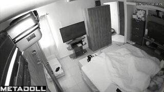 Real Finnish married coiple fuck in their bed spy cam
