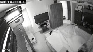 Real Finnish married coiple fuck in their bed spy cam