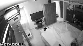 Real Finnish married coiple fuck in their bed spy cam
