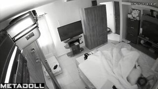 Real Finnish married coiple fuck in their bed spy cam