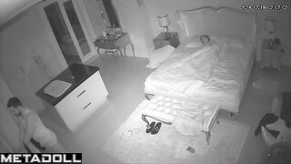 Tattooed Scottish brunette wife sex in the living room recording
