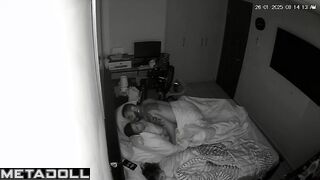 Tanned New Zealander brunette woman fucks a stranger spy cam