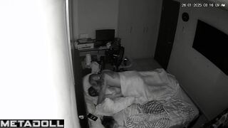 Tanned New Zealander brunette woman fucks a stranger spy cam