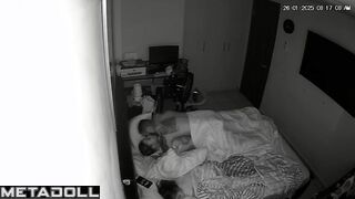 Tanned New Zealander brunette woman fucks a stranger spy cam