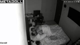 Tanned New Zealander brunette woman fucks a stranger spy cam