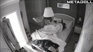 Georgeouse Ukrainian brunette mother fucks with her boss hidden camera