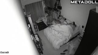 Real amateur Finnish couple fuck in their daughter’s room spy cam record