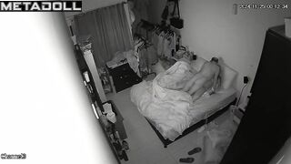 Real amateur Finnish couple fuck in their daughter’s room spy cam record