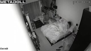 Real amateur Finnish couple fuck in their daughter’s room spy cam record