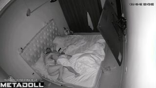 Real Irish couple fuck hard in their bed live HD