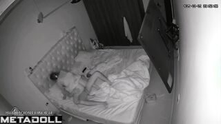 Real Irish couple fuck hard in their bed live HD