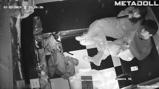 Naughty Korean couple in karaoke