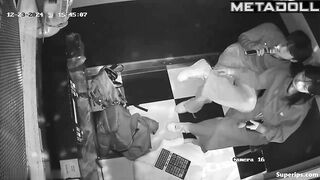 Naughty Korean couple in karaoke