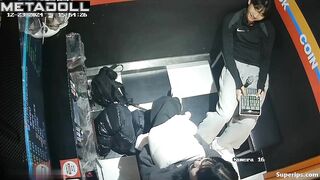 Naughty Korean couple in karaoke