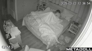 Italian married couple at night