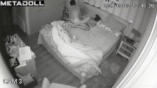 Italian married couple at night