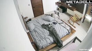 Latina girl masturbates watching wild porn