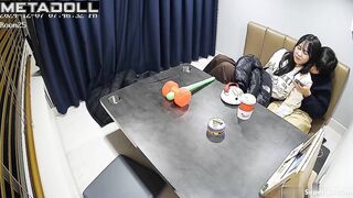 Cute Korean girl is secretly masturbated