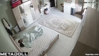Busty Arab woman has morning sex