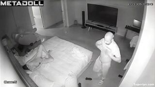 Married Latin couple has passionate sex
