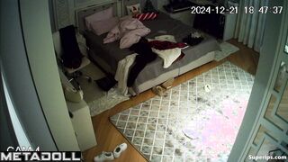 German teenage girl watches porn naked