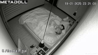 Latin married couple has marital sex