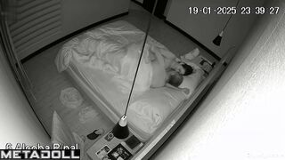 Latin married couple has marital sex