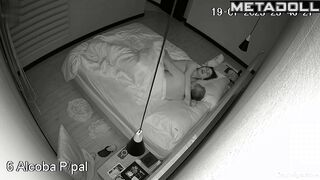 Latin married couple has marital sex