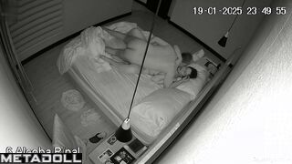 Latin married couple has marital sex