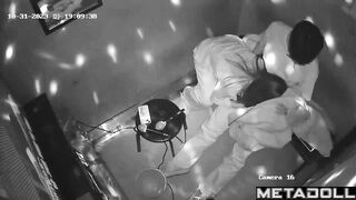 Nerdy Korean girl is groped