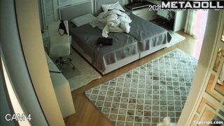 German teenage girl in her room
