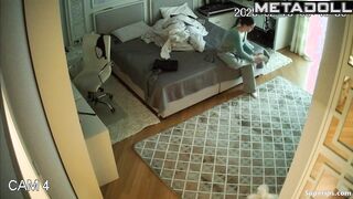 German teenage girl in her room