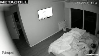 Italian married couple has sex at night